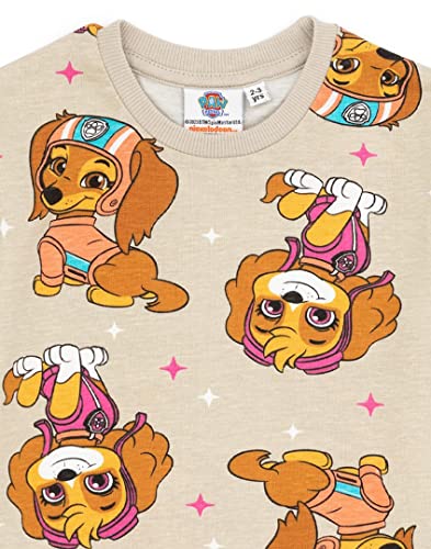 Paw Patrol Girls 2 Pack T-Shirt | Kids Liberty, Skye & Everest Believe in Yourself Graphic Top | Short Sleeve Multi-Pack Set4