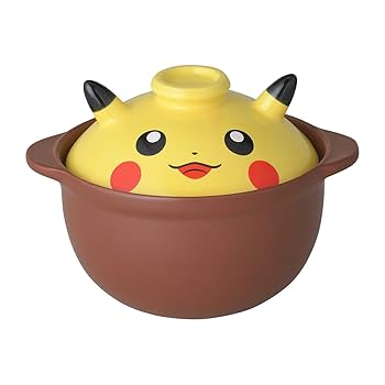 鍋底☆三重のピカチュウ Amazon.co.jp: ポケモンセンターオリジナル ひとり用土鍋