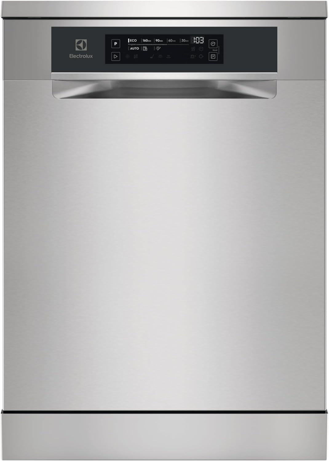 Electrolux Freestanding Dishwasher, 15 Place Settings, 8 Programs, Inverter Motor, Fully Automatic & Satellite Clean Technology, Sensor Control, Quiet & Silent, Made in Italy, Silver, ESZ89300SX
