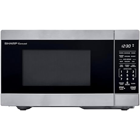 SHARP SMC0761KS 0.7 Cu Ft Countertop Microwave