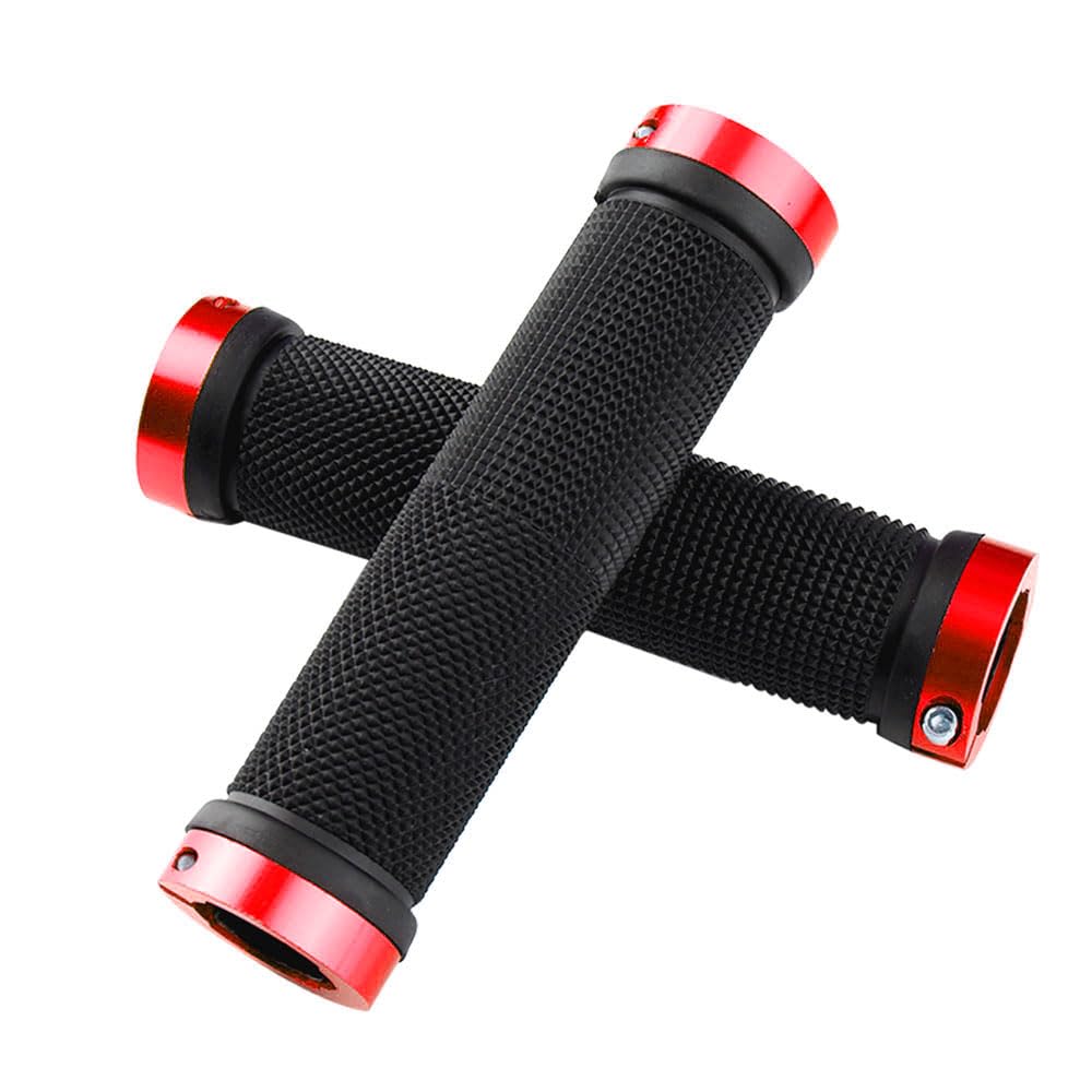 Manopole Per Bici Bambino 85mm - Impugnature Antiscivolo Per Manubrio 19mm, Rosse, Per Bici Senza Pedali E Scooter - Foto 9