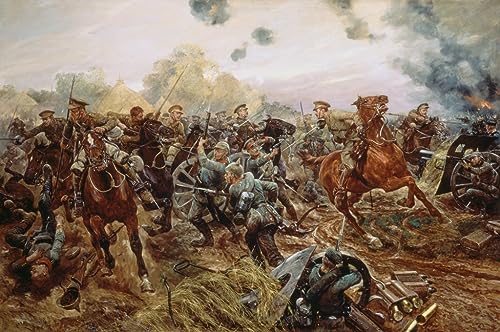 Art Mural le premier Vc poster historique de Richard Caton Woodville pour bureau