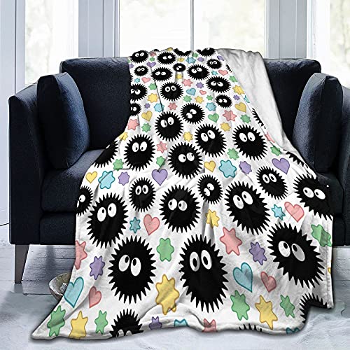 Soot Sprites & Candies Ultra-Soft Micro Fleece Blanket for Couch/Living Room/Warm Winter Cozy Plush Throw Blankets for Adults Or Kids 60'x50'