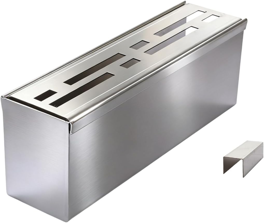 Pool Deck Drain Channel, 2.3" W x 39.4' L,12PCS 304 Stainless Steel Channel Drain Outdoor, Deck Drainage System with Coupling, Trench Drain System for Pool Decks, Patios,Walkways, Courtyards,Paver.