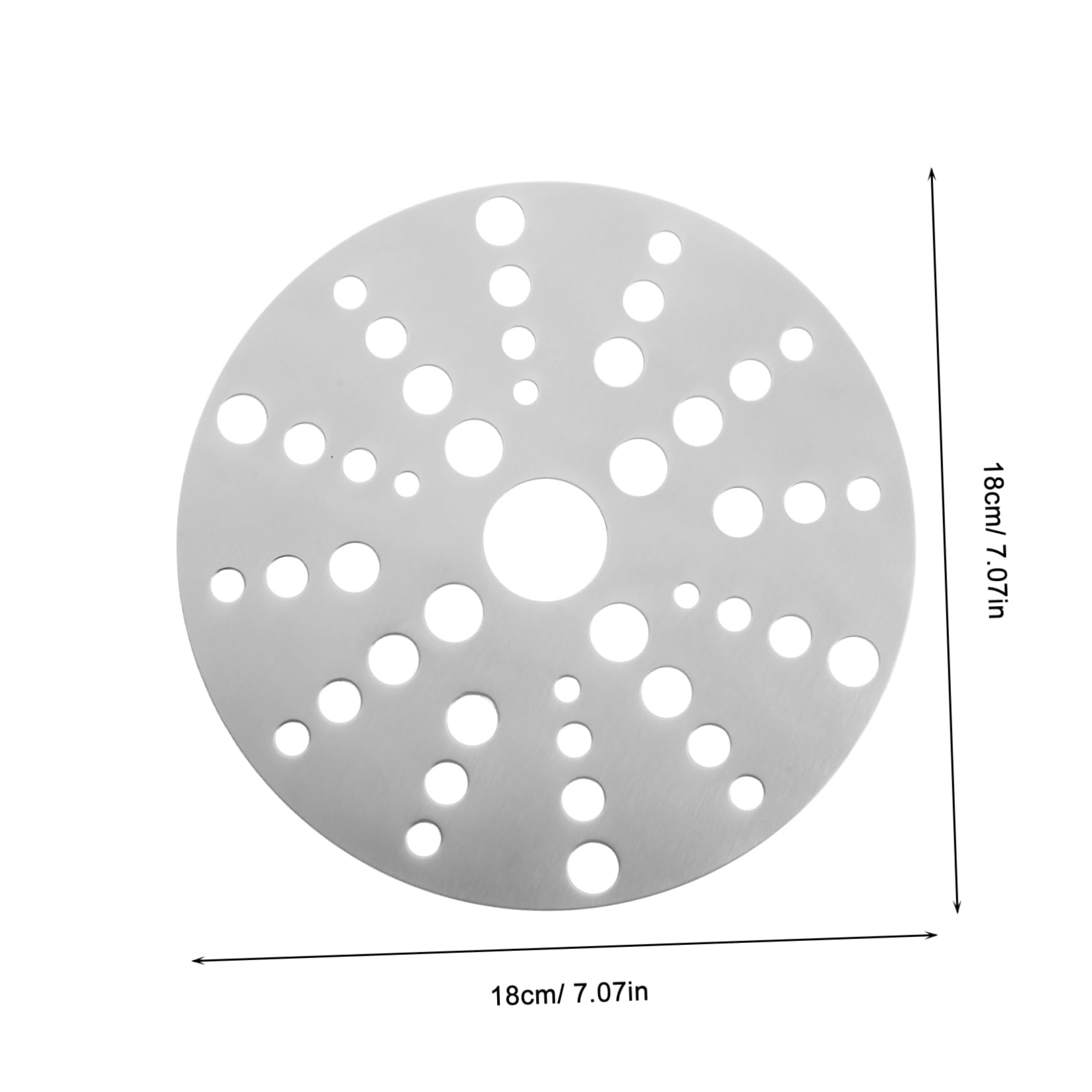 Mikinona Stainless Steel Heat Diffuser Plate Adapter for Induction Cooktops Cooking Conducting for Even Heat Distribution Kitchen Gadget for Use