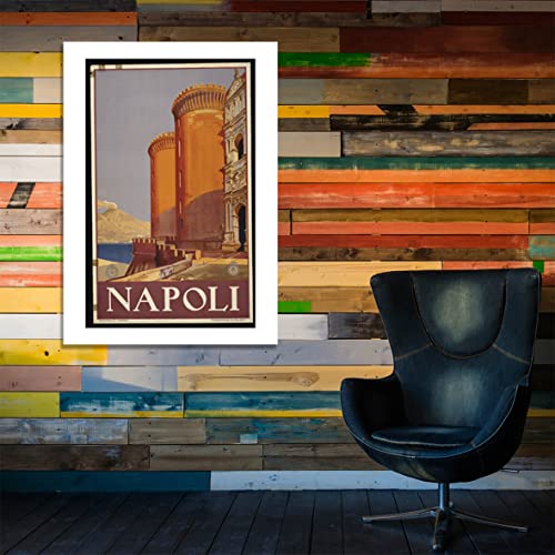Poster de voyage Napoli extra large grand format sans cadre déco - 6