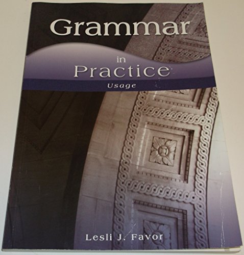 Grammar in Practice: Usage