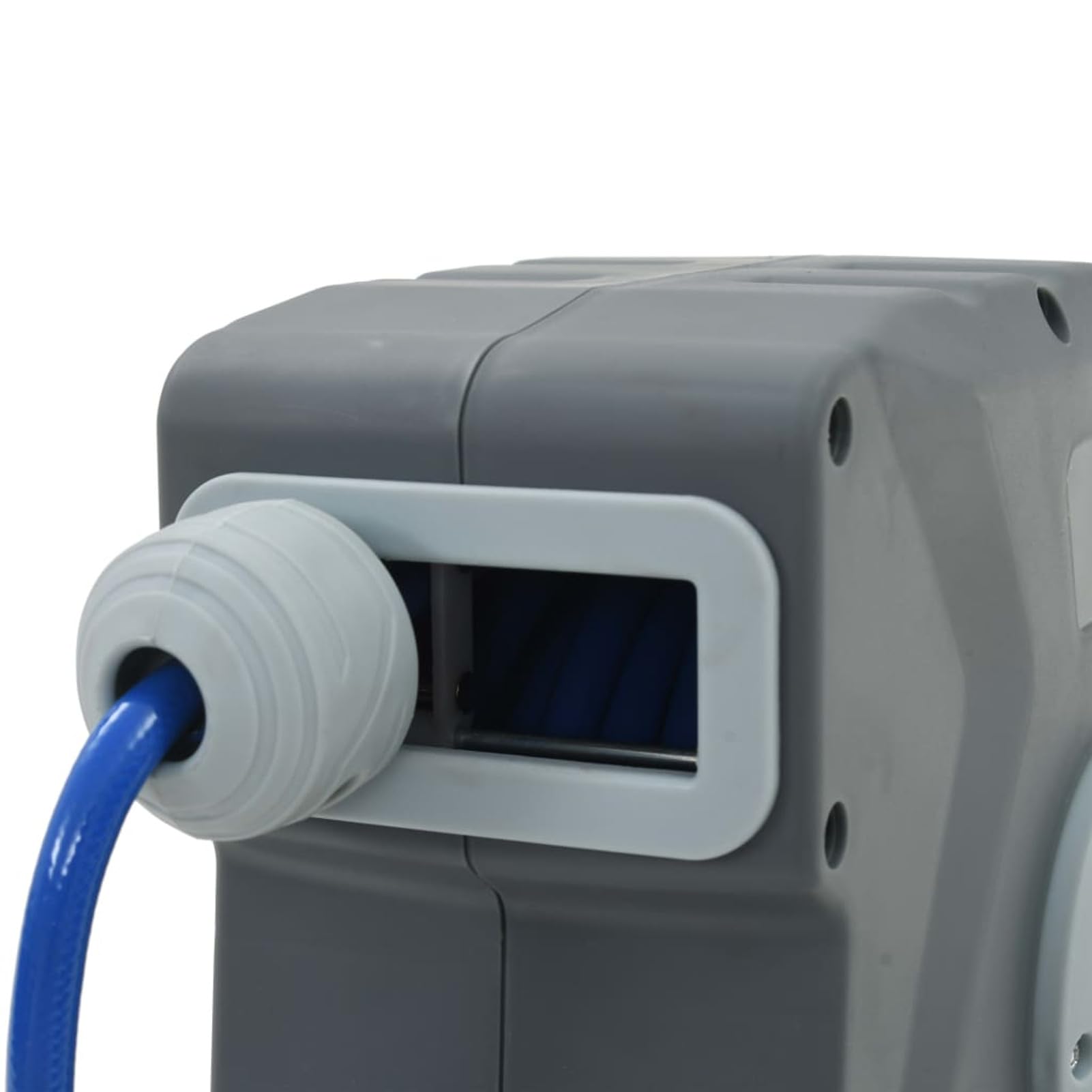Homgoday Avvolgitubo Aria Compressa Automatico 1/4" 12 m, Mobili per Casa Interno Esterno Soggiorno Camera da Letto