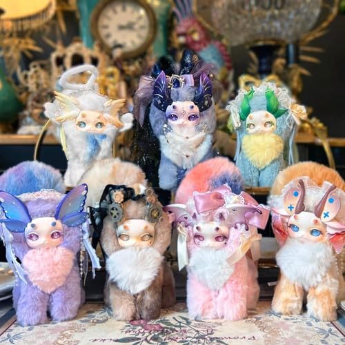 CALEMBOU Plush Doll Blind Box, Tutulong Fantasy Creatures Series Vinyl Plush Mystery Toys, Kawaii 1 of 6 Possible Stuffed Dolls Soft Anime Plushies Christmas Birthday for Girls (Magic Academy Series) by CALEMBOU - Image 5