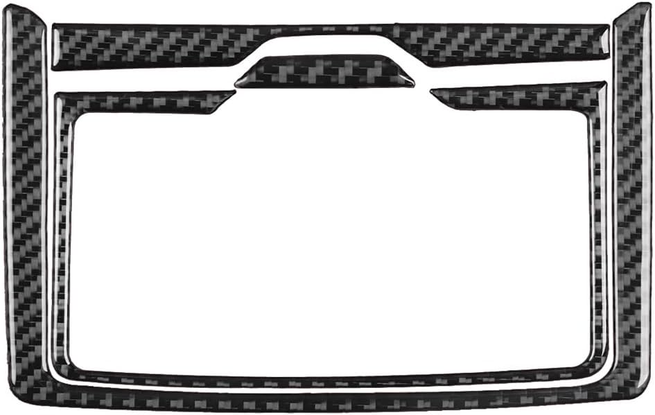 5 Series i5 G60 G68 2024-2025 Compatible with Car Interior Self Adhesive Dashboard Decal Carbon Fiber Black Sticker A55 (Trunk Storage Box Kit)