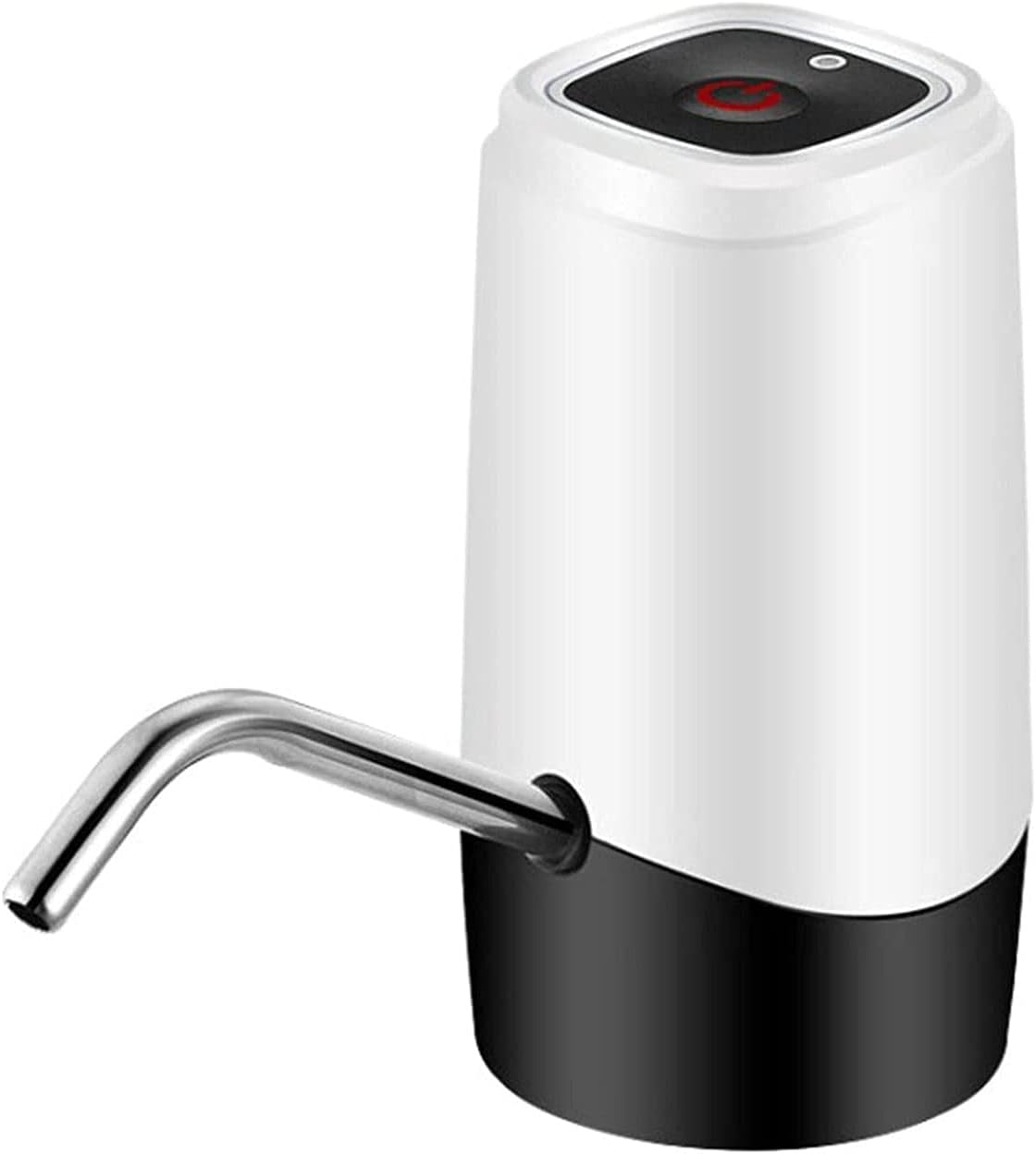 USB Rechargeable Portable Electric Drinking Water Pump 1200mAh Barreled Water Automatic Pressure Suction Device for Home Kitchen Office Camping Outdoors