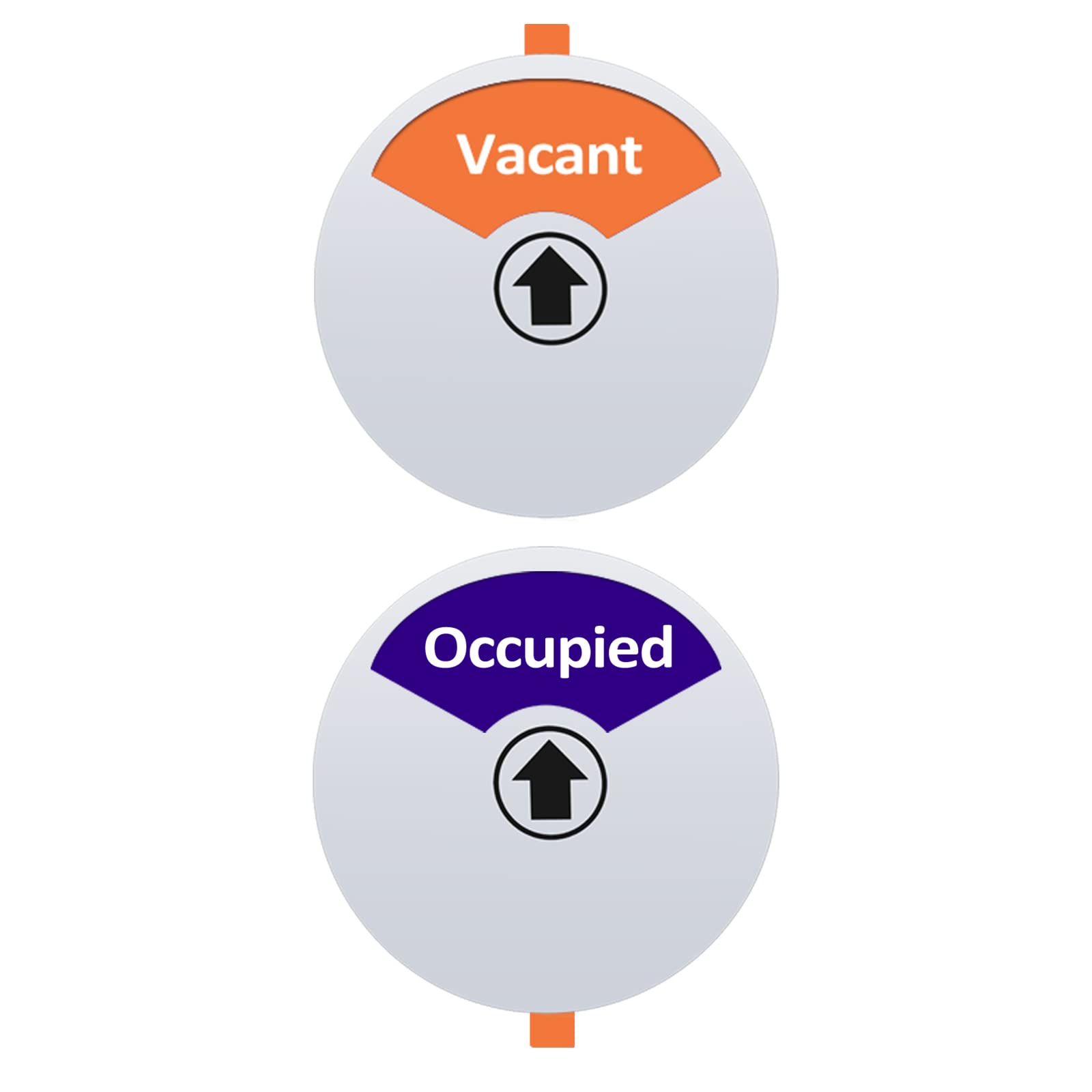 Vacant Occupied Sign, Vacant Occupied Door Sign for Home Office Restroom Conference Hotels Hospital, Door Indicator Tells Whether Room Vacant or Occupied, 5'' x 5''