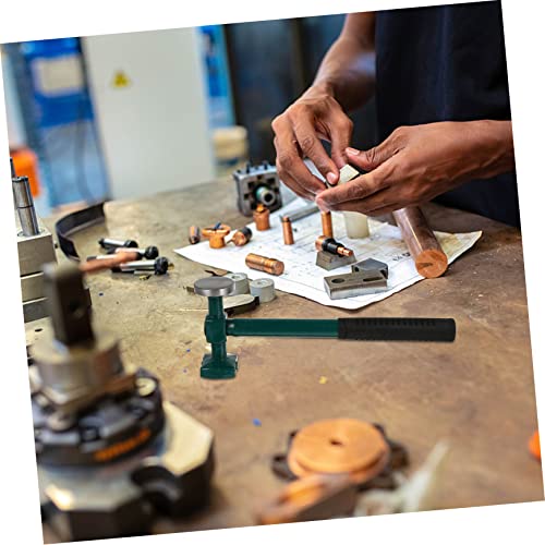 Yarnow Repair Sheet Metal Hammer Auto Repair Dolly Car Body Rubber Metal Hand Percussion Hammer Metal Percussion Hammer Metal Repair Percussion Hammer Steel Green Tool Dolly #TOP2