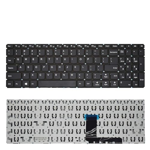 Clavier Lenovo Ideapad 510-15IKB 510S-15 ISK de rechange QWERTY Anglais et Russe