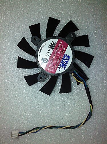 75mm VGA Video Card Fan Ventola per GTX 550 Ti GTX 560 DASA0815R2U P001 0.6A 4PINS