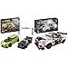 LEGO Speed Champions Lamborghini Urus St-X & Lamborghini Huracán Super Trofeo Evo, Set Di Costruzioni & Speed Champions Nissan Gt-R Nismo, Giocattolo Ispirato Alle Corse Con Minifigura Del Pilota