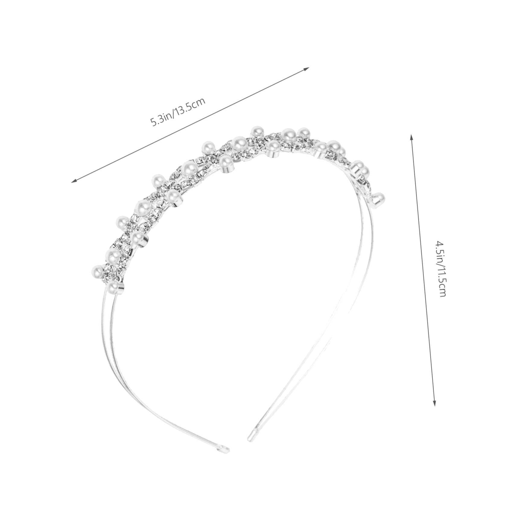 10 Piezas Diadema De De Diamantes De Imitación Decoración Tocados De Novia Adornos Nupciales Para El Cabello Diadema De Diamantes De Imitación Metal Colocar Boda Niño