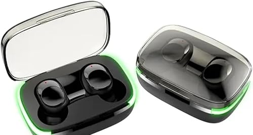 Miniatura 4 de Auriculares Bluetooth 5.1 TWS inalámbricos con pantalla LED con cancelación de ruido estéreo, luz de respiración multicolor y audio estéreo para