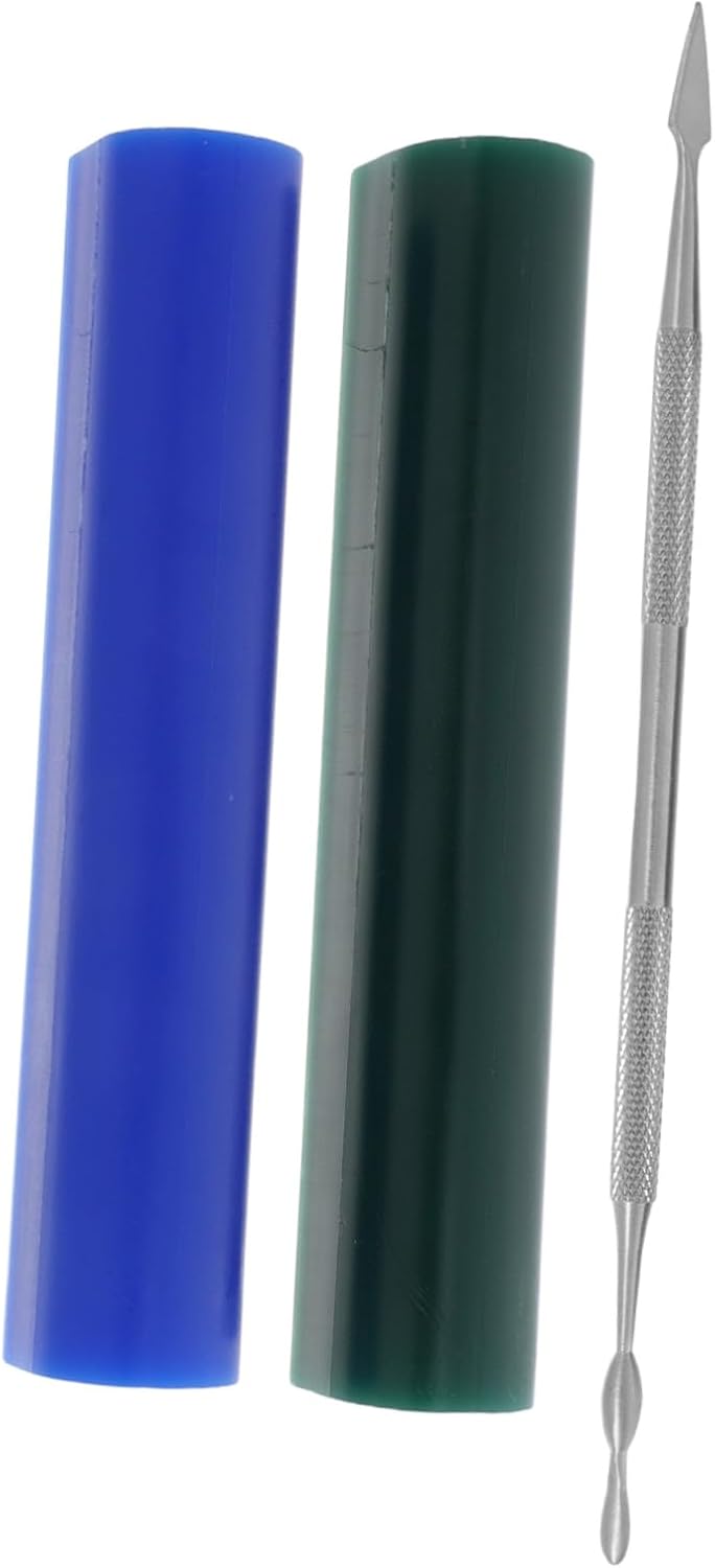 3pcs Wax Ring Carving Tube with Engraving Knife for Jewelry Making