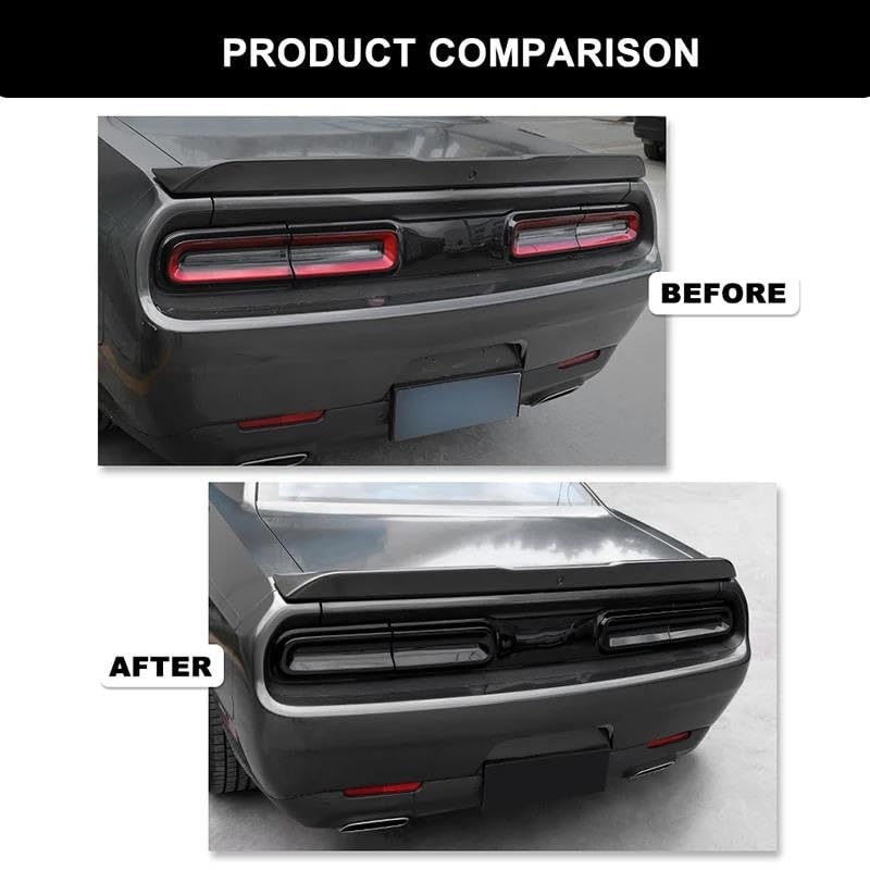 Feu arrière voiture accessoire protection ABS Dodge Challenger - 5