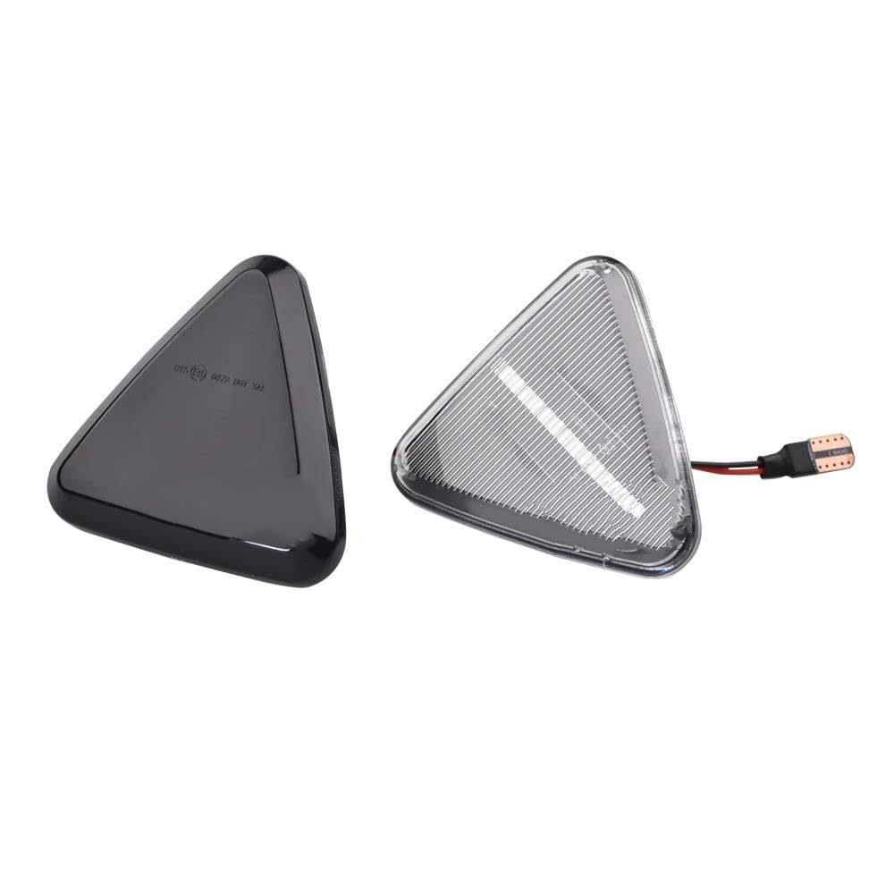 Richtingaanwijzer licht Voor Mitsubishi Voor Colt Voor CZC CZ3 Z25 2004-2012 LED Dynamische Richtingaanwijzer Blinker Zijmarkeringsspiegel Indicator Licht Auto Richtingaanwijzers (Color : Dynamic Smo