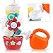 Produktbild Badespielzeug Baby Badespielzeug Spinning Flower Waterfall Badespielzeug mit starken Saugnäpfen Kleinkinder Badespielzeug mit Gießkanne Dusche Badespiel für 6 Monate + Jungen Mädchen Babys Kleinkinder