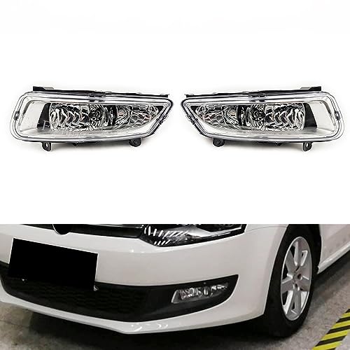BAKUGO 2 Peças Luz De Nevoeiro Do Carro Luz De Circulação Diurna 6R0941061B 6R0941062B Para VW Polo