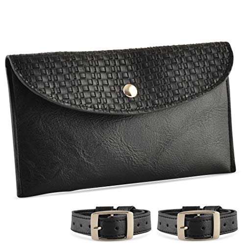 Starkenburg Company Horse Saddle Bag, Saddle Cell Phone Holder, Easy-Access Magnetic Waterproof Pommel Bag, Securely Pack Small Items, Multiple Colors (Black)