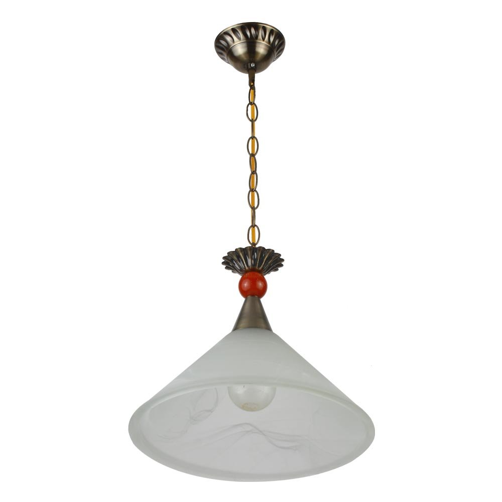 LeArc Designer Lighting : HL3977 : Antique Brass Finish Pendent