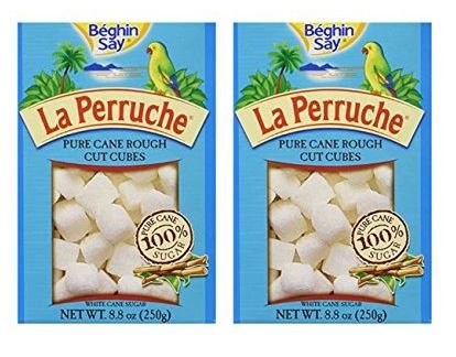 La Perruche Pure Cane Sugar Cubes, White, 8.8 Ounce (Pack of 2)