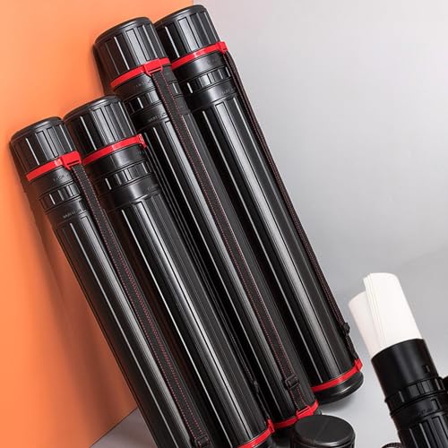 Miniatura 4 de Dickly Tubo De Dibujo Extensible Para Carteles, Soporte De Desplazamiento Telescópico Portátil, Estuche De Almacenamiento De Para Obras De Arte,