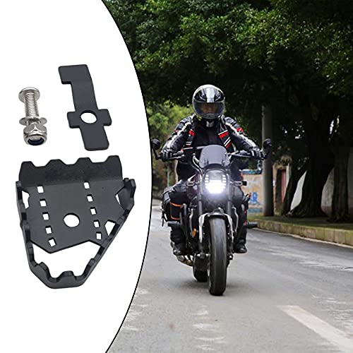 balikha Placa de extensão de pedal de freio para motocicleta, extensor de almofada de montagem para