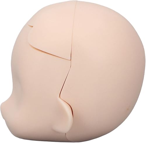 Miniatura 10 de Blank Doll Head, Silicone Eco Friendly Replacement Ball Jointed Doll Head Exquisite for 112 Ball Jointed Doll (Normal White)