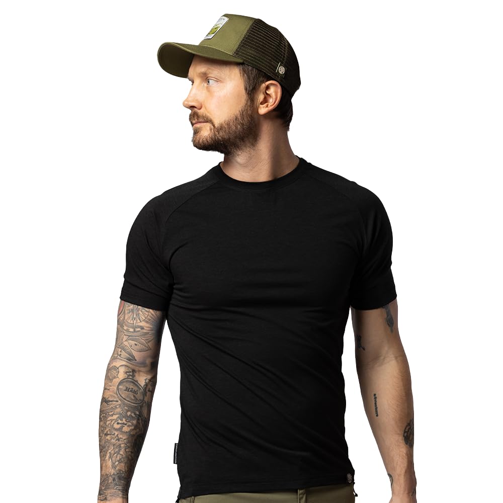 Beyond Nordic BN216 Light Merino T-Shirt Men – Breathable Base Schicht & Tag Tee