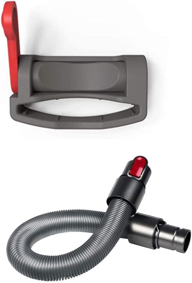 Flexible Extension Hose Attachment compatible with Dyson V6 DC50 DC59 Dyson Animal 2 plus Power Button Trigger Lock - Enables Deep Cleaning in Narrow or Shallow Spaces - Vacuum Cleaner Accessories