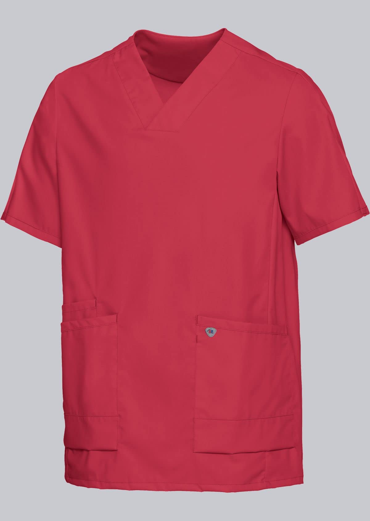 BP 1763-241-0188-Sn Unisex Cover Tunic, Super Light Fabric, 150.00 g/m² Blend with Stretch, Coral, Sn