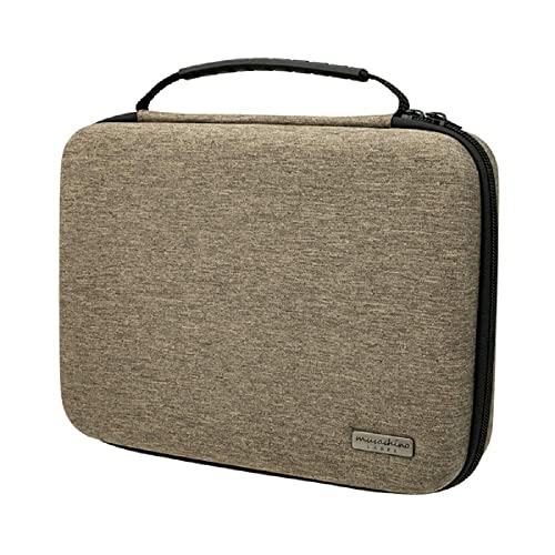 musashino LABEL Carrying Bag 6 room version キャリングバッグ セミハードタイプ (オリーブゴールド)