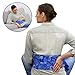Nature Creation Microwavable Herbal Heating Pad for Abdomen and Back - Blue Flowers 1 Pack