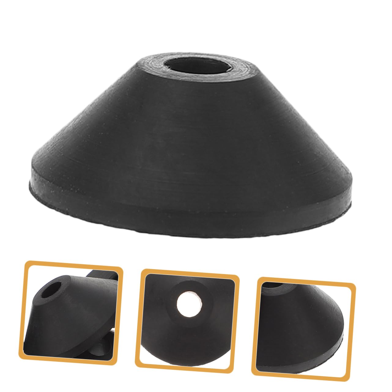 HOMSFOU 150pezzi Rondelle Gomma Impermeabili Per Serbatoio Wc Guarnizioni Coniche Gomma Per Riparazioni Idrauliche Rondelle Resistente e
