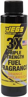 JEGS 63658 Fuel Fragrance Orange Dreamsicle Scented 4 oz. Bottle Safe for All In