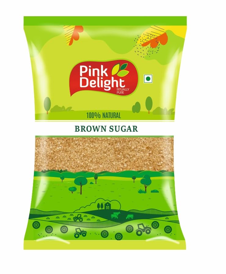 Brown Sugar, 1 kg Pack | Raw Sugar | Khandsari | Desi Khand | Processed Organically | Chemical & Sulphur Free| Healthier Choice| with Rich Taste & Fine Texture | Essentials Nutrients
