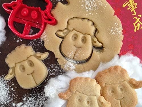 sps marketing Chinese New Year 2021 The Year of The Sheep Cookie Cutter for Kids bakeware Cookie Cutter Bone