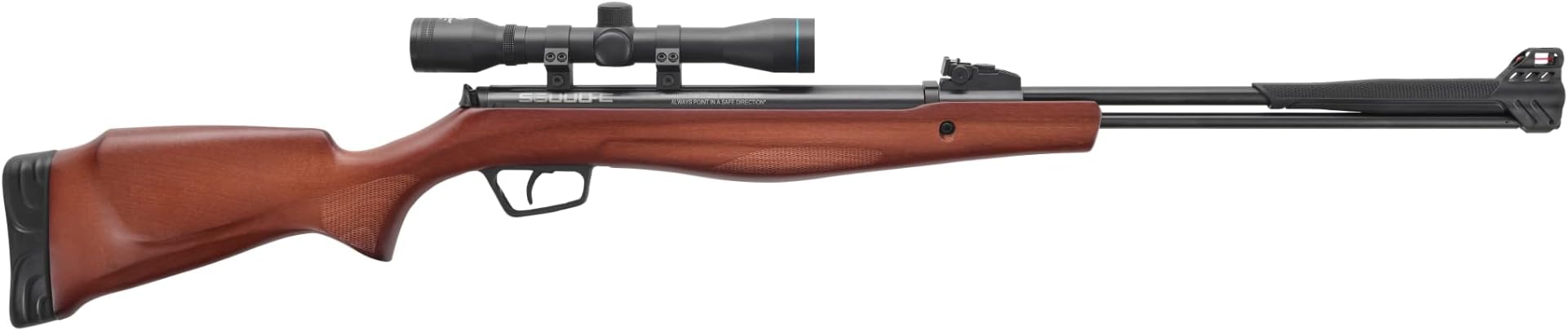 S6000-E Combo - .22 Caliber - Hardwood with Fiber-Optic Sights & 4 x 32 Scope