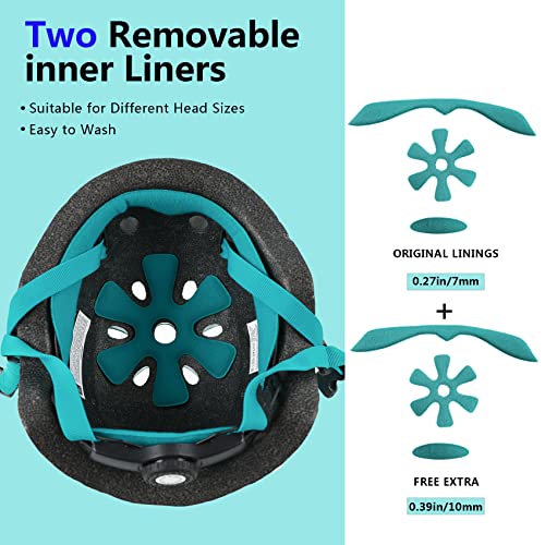 Atphfety Toddler Kids Bike Helmet,Multi-Sport Helmet For Cycling Skateboard Scooter Skating,2 Sizes,From Toddler To Youth #TOP3