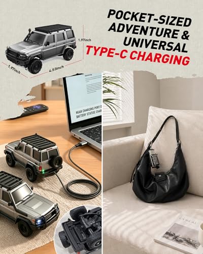 Image of ARRIS 1 /43 Desktop RC Crawler 4WD with Full Proportional Control