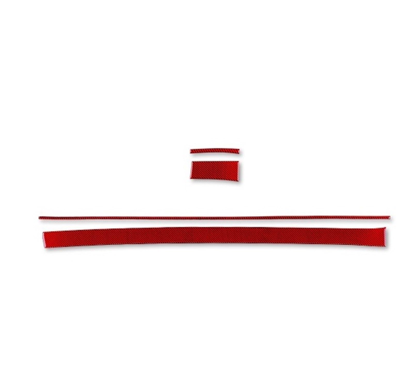 Car Trim Interior for Toyota for Camry 2018-2024 LHD RHD Car Ignition Start Button Frame Interior Trim Soft Carbon Fiber Interior Mouldings(Red Carbon)