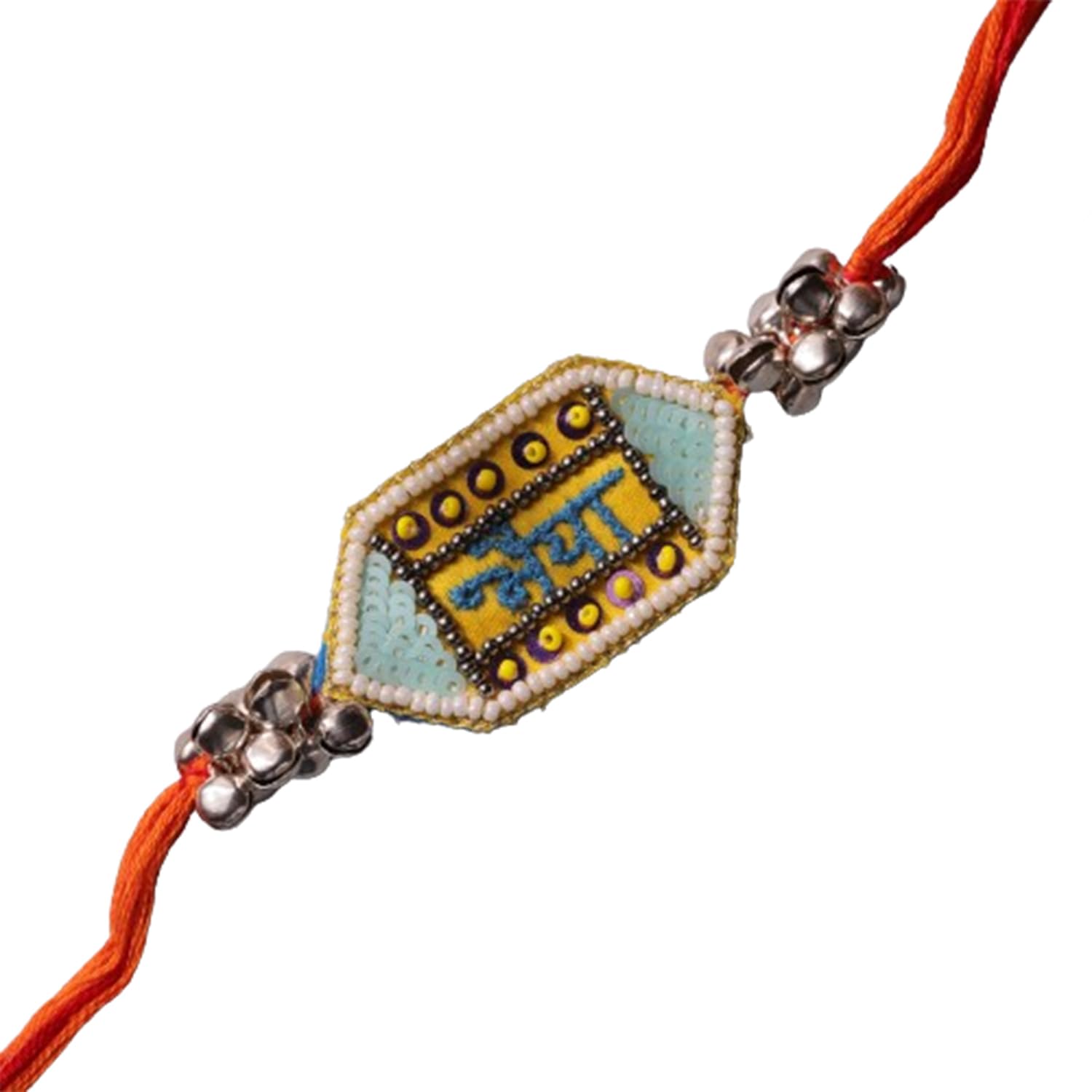 The Knot Company Hand Embroided Bhaiya Rakhi, Rakhi for Brother, Men, Bhabhi With Tika and Greeting Cards - Rakhi for Rakshabandhan (B0D8H8SDPV) Amazon Price History, Amazon Price Tracker