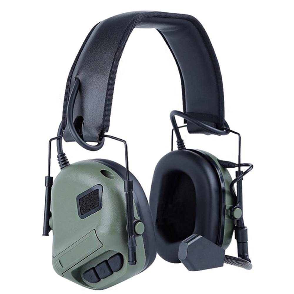 ACEXIER Cuffie tattiche Tiro Militare Cuffie Softair Caccia all'aperto Amplificazione del Suono Protezione dell'Udito Cuffie antirumore