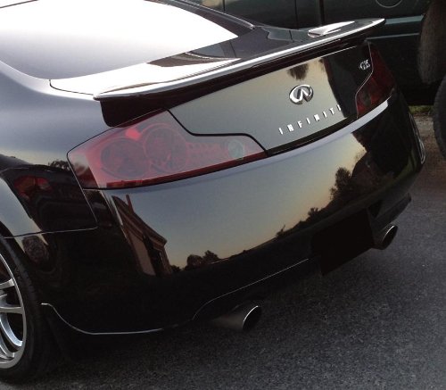 Subject 9 - Fits: G35 Coupe Pre-Cut Vinyl Overlay Taillight Plus Tint (2003 2004 2005 2006 2007) Dark #TOP1