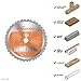 Evolution Power Tools R185TCT-20MS (Rage) TCT Blade Multi-Material Cutting Cut Steel Aluminium Plastic Wood (even with embedded nails) Virtually No Sparks or Heat, For Miter Saws, 24-Teeth, 7-1/4 Inch